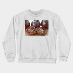 Solanum lycopersicum  'Black Cherry'  Cherry tomato Crewneck Sweatshirt